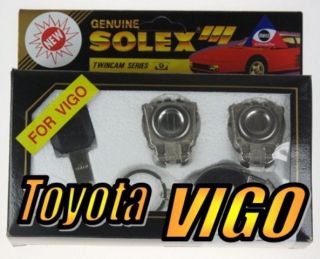 Solex 2 Door Lock Set Toyota Vigo Pick Up Flat Key Stainless Stain 