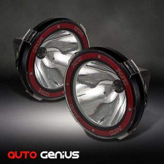 6000K BUILT IN HID 4X4 OFF ROAD FOG LIGHTS w/STONE GUARD + SWITCH 