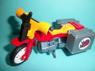 Playmobil Adventure / City   Motorbike,Torc​h & Radio