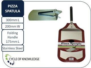 BBQ; Pizza Spatula; XL; Stainless Steel blade; 17cm long moulded 