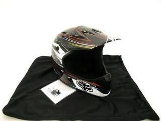 NEW Fox Rampage Downhill Helmet   Grey / Red   X  Large (61 62cm)