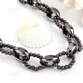 Fashion ABS Resin Bead Ball Chain Necklace Gift Chic