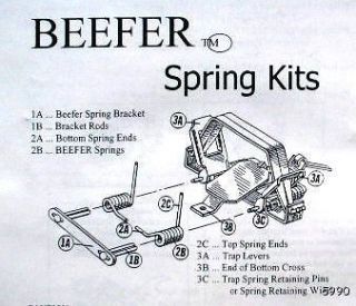   Trap Kits #4,Beefer Spring Kit #4,Fits Victor #3 & Pioneer 3 & 4 traps