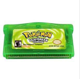 BOY GAMES POKEMON LEAFGREEN GAMEBOY ADVANCE SP DS GBA GAME GIFT FOR 