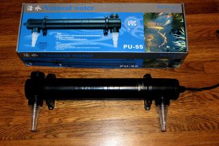 Jebao 55W UV Clarifier Sterilizer 55 Watts watt Koi Fish Pond Tank 