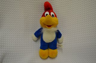   1989 Universal Studios Florida Woody Woodpecker Stuffed Plush Soft Toy