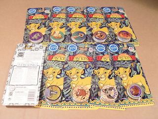 LION KING POGS BY CANADA GAMES 10 BLISTER PACK LOT 70 POGS and 10 