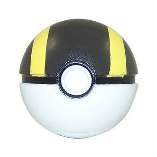 Pokemon Toy   Soft Foam Pokeball   ULTRA BALL (White, Black & Yellow 