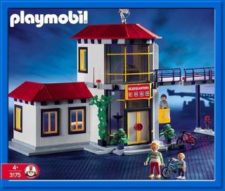 Playmobil 3175 Fire Station Headquarters Retired Sealed Box RARE
