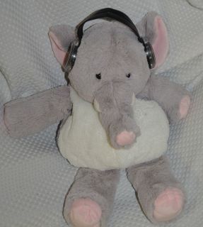  at Play IFlops Share the Tunes Grey Elephant  Speakers Soft Plush