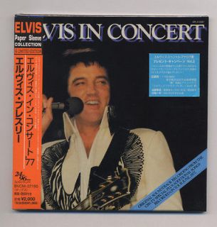 Elvis Presley Japan LTD Mini LP CD IN CONCERT 77 Japanese