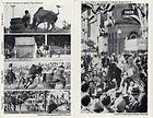 WESTERN Cowboys, Horses / STRYKER RODEO RELATED (4) postcards