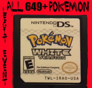 Pokemon White Loaded With All 649 + 40 RARE Legit Event UNLOCKED 