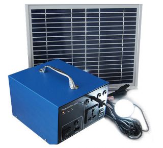   Design 12V 100W Portable USB electric Solar Power System generators