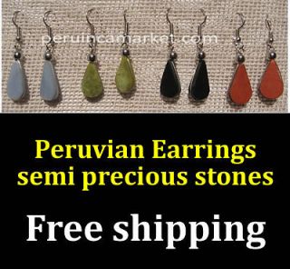   SEMI PRECIOUS STONES & ALPACA SILVER WOLESALE PERUVIAN JEWELRY