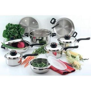   Waterless T304 Surgical Stainless Steel Cookware Set Pots & Pans