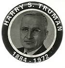 HARRY TRUMAN PRESIDENT MEMORIAL POLITICAL PIN