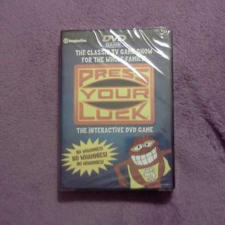 Press Your Luck Interactive DVD Game 2007 NO WHAMMIES NEW