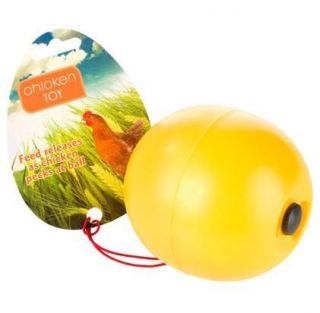 CHICKEN TOY TREAT BALL★ FILL WITH TREATS FOR CHICKENS POULTRY 