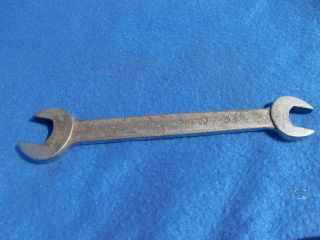 Husky H1729 Double Open End Wrench 3/4 x 5/8 USA Made Flat Shank