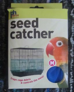 New Prevue Hendryx Blue Mesh Seed Catcher for Bird Cage Control The 