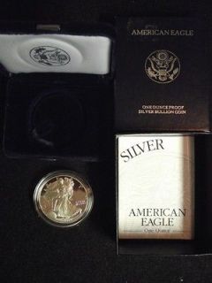 1998 silver eagle proof in American Eagle