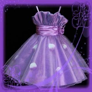 Purple SZ 2 3T Prom Event Bridesmaid Flower Girls Dress