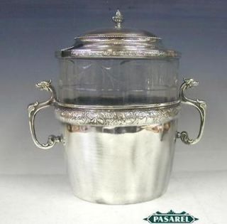 Argentor Art Nouveau Silver Punch Bowl Vienna Ca 1900
