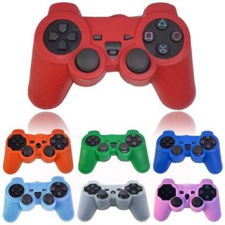 Playstation Sony PS3 Controller Silicone Skin Case Cover Protective 