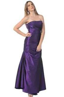 purple corset prom dresses