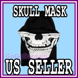 Tactical USMC Skull Face mask Balaclava Face Mask Gator paintball