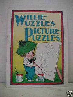 Willie Wuzzles Picture Puzzles Platt & Munk Co.Inc