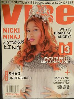 Vibe Magazine March 2012   Nicki Minaj   13 Ways to dress like a man 