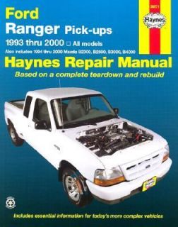 Ford Ranger Pickups, 1993 2000 by Eric Jorgensen, J. H. Haynes and 