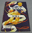 October 16, 1948 OFFICIAL FOOTBALL PROGRAM~Purdue  vs  IOWA~37th 