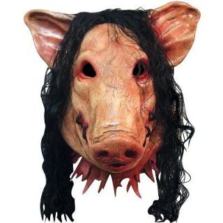Adult Saw Movie Pig Halloween Costume Latex Mask Prop