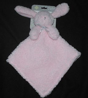 NEW NWT Blankets and Beyond pink rabbit bunny dog plush lovey security