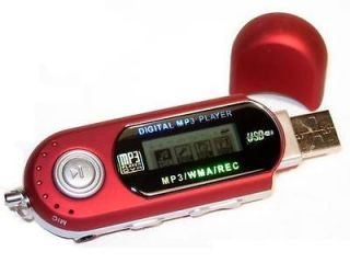 Red 16G 16GB  WMA Player FM Radio Voice Recorder USB Flash Drive 