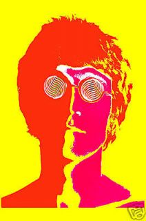 Psychedelic The Beatles PSYCHEDELIC Poster set of 4
