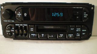   CASSETTE PLAYER RADIO STEREO W/EQ&CD C (Fits 2001 Dodge Caravan