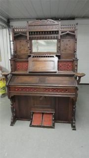 Antique 1912 Thiery Parlor Pump Organ
