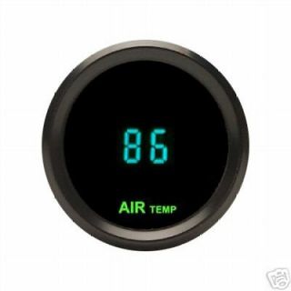   DIGITAL ROUND OUTSIDE AMBIENT AIR TEMPERATURE GAUGE TEAL ODYR 14 1 NEW