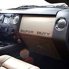   2008 up Super Duty Dashboard White Finish Letter Inserts, Not a Decal