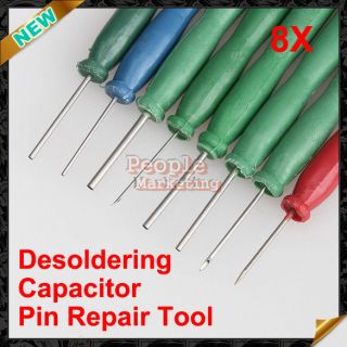   Capacitor Pin Repair Tool Set Flux Stainless Steel Hollow Pin