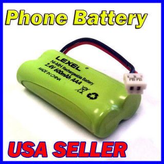   of 2 LEXEL Ni MH Rechargeable Battery 2.4V 600mAh AAA Phone Battery