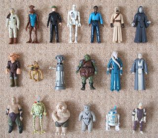 Original Vintage Incomplete Star Wars Figures   All C9 / C9+   Choose 