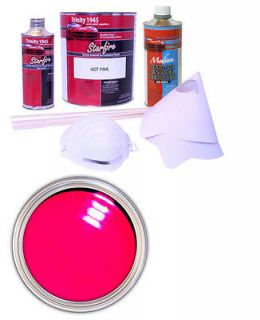 Hot Pink Acrylic Enamel Auto Paint Kit