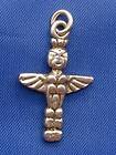   Sterling Silver Southwestern Native American Indian Totem Pole Charm