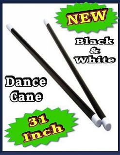 NEW 32 Black & White CANE Great For Grooms Wedding Tux Formal 