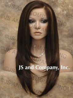   Swiss Lace Front Striaght WIG AUBURN Strawberry blonde Mix A5 #33H27